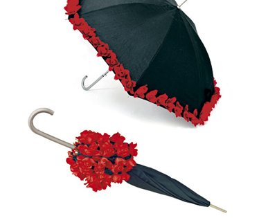 ombrello con bordo