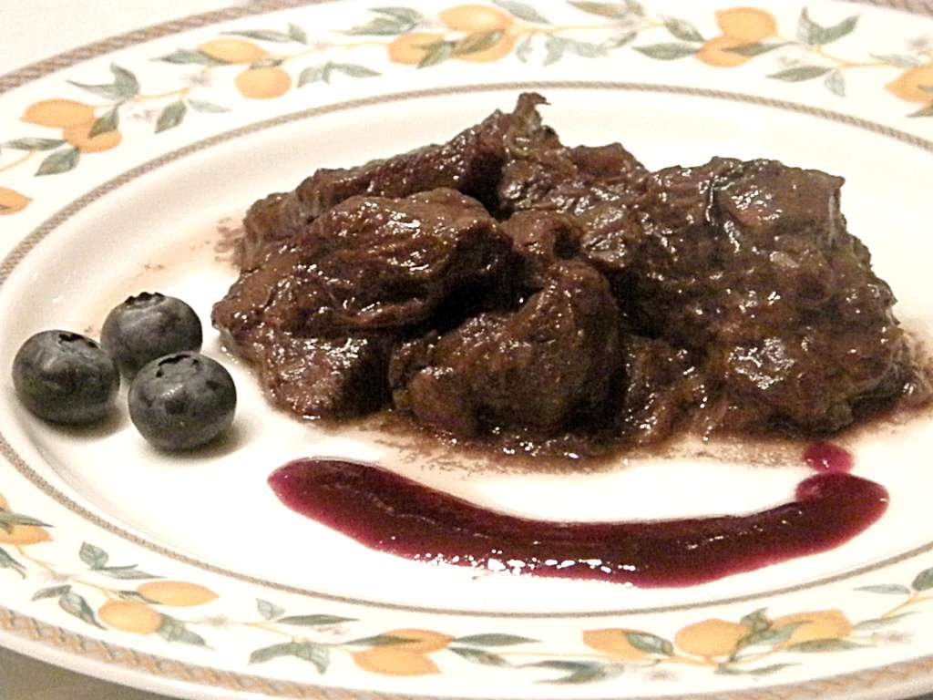 LE RICETTE DI SUSY - CAPRIOLO AL BAROLO